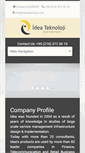 Mobile Screenshot of ideateknoloji.com